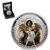2025 Ghana 1 oz Patron Saints St. Michael Proof Colorized Silver Coin
