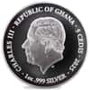 2025 Ghana 1 oz Patron Saints St. Michael Proof Colorized Silver Coin