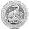 2025 Great Britain 10 oz Tudor Beasts Greyhound of Richmond Silver Coin .9999 Fine BU