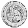 2025 Great Britain 2 oz Tudor Beasts Queen's Panther Silver Coin .9999 Fine BU