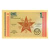 Pack of 200 - 2026 1 Centigram Texas Lonestar Redback 24K Gold Foil Aurum Note
