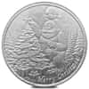 Tube of 20 - 2026 1 oz Elemetal Christmas Silver Round .999 Fine