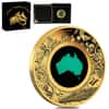 2026 1 oz Proof Gold Great Southern Land Chrysoprase Coin Perth Mint