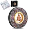 2026 2 oz Gingerbread Christmas Antiqued Colorized Silver Coin Perth Mint