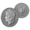2026-P Morgan and Peace Silver Dollar Diamond Field 2-Coin Set (w/Box & COA)
