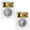 2026-P Morgan and Peace Silver Dollar Reverse Proof 2-Coin Set PCGS PF 70 FS (250th Ann.)