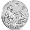 Box of 100 - 2026 1 oz Silver Lunar Horse Dragon Privy BU Australian Perth Mint