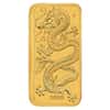 2026 1 oz Gold Australian Dragon Rectangular Coin Bar $100 BU