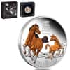 2026 1 oz Proof Colorized Silver Lunar Horse Perth Mint
