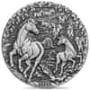 2026 2 oz Antiqued Silver Lunar Horse Coin Australian Perth Mint