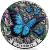 2026 2 oz Butterfly Antiqued Colorized Silver Coin Perth Mint