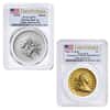 2026 Best of the US Mint 1804 Silver Dollar Gold Coin & Silver Medal Set PCGS SP/MS 70 FS