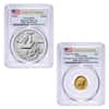 2026 Best of the US Mint 1916 Mercury Dime Gold Coin & Silver Medal Set PCGS SP/MS 70 FS