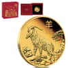 2027 1 oz Proof Gold Lunar Goat Coin Australian Perth Mint