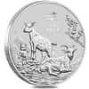 2027 2 oz Silver Lunar Goat BU Australian Perth Mint