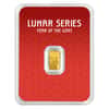 2027 1 Gram PAMP Lunar Year of the Goat Gold Bar .9999 Fine (in TEP)
