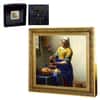 2019 Niue 1 oz Colorized Silver The Milkmaid Johannes Vermeer Coin (w/Box & COA)