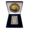 2001 1 oz Silver American Eagle $1 Coin PCGS Gem Unc 9-11-01 WTC Ground Zero Label (w/Box)