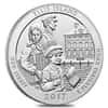 2017-P 5 oz Silver America the Beautiful ATB New Jersey Ellis Island National Monument Unc Coin (w/Box & COA)