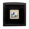 2020 Niue 1 oz Colorized Silver The Great Wave Hokusai Katsushika Coin (w/Box & COA)