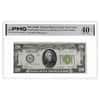 1928 B $20 Federal Reserve Note New York PMG XF 40 EPQ