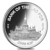 2021 2 oz Silver Lunar Year of The Ox Jade Ring Coin Laos .999 Fine (w/Box & COA)