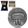 2017 2 oz Silver Colosseum - Gladiators Solomon Islands Antiqued Coin .999 Fine (w/Box & COA)