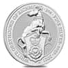 2021 Great Britain 2 oz Silver Queen's Beasts White Greyhound of Richmond Coin .9999 Fine BU