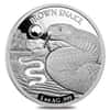2019 1 oz Silver Brown Snake - Shapes of Australia Solomon Islands $5 Coin .999 Fine (w/Box & COA)