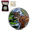 2018 Canada 1 oz Silver Cougar - Canadian Mosaics Proof Colorized Coin (w/Box & COA)