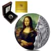 2019 Ghana 2 oz Silver Leonardo Da Vinci - World's Greatest Artists Coin (w/Box & COA)