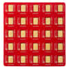 25 x 1 Gram PAMP Suisse Diwali Lakshmi & Sacred Cow Gold Bar .9999 Fine Multigram+25