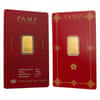 2.5 Gram PAMP Suisse Lucky Cat Gold Bar .9999 Fine (in Assay)
