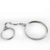 Silver Plated 38.1 mm Coin Bezel Frame Key Chain for Silver Morgan/Peace Dollar Coin
