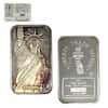1986 16 oz Engelhard MTB Liberty Trade Silver 3-Bar Set .999+ Fine (w/Box & COA)