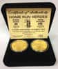 Roger Maris&Mark McGwire Highland Mint Fine Silver Ltd Edition Commemorative Medallion COA
