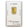 2 gram Credit Suisse Statue of Liberty Gold Bar .9999 Fine (In Assay)