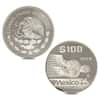Mexico 1986 World Cup Proof Silver 12-Coin Set .925 Fine (w/Box & COA)