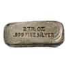2 oz Volkswagen 25th Anniversary Vintage Hand Poured Silver Bar .999 Fine
