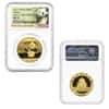 2017 1.83 oz Chinese Gold Panda 5-Coin Set NGC MS 70 FDOI