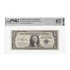 1935 $1 Silver Certificate Currency Note PMG Superb Gem UNC 67 EPQ (Exceptional Paper Quality)