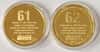Roger Maris&Mark McGwire Highland Mint Fine Silver Ltd Edition Commemorative Medallion COA