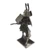 3 oz Japanese Samurai Warrior Cast Silver Bullion Exchanges .925 Silver Sterling (Antiqued)