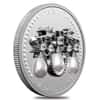 2021 Canada 1 oz Queen Elizabeth II Lover's Knot Tiara Silver Coin .9999 Fine (w/Box & COA)