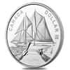 2021 Canada 3/4 oz Proof Silver Dollar 100th Anniv of Bluenose .9999 Fine (w/Box & COA)