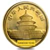 China 1/20 oz Gold Panda Proof/Unc (Random Year, Abrasions)