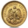2 Pesos Mexican Gold Coin AGW .0482 oz AU/BU (Random Year)