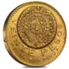 1918 20 Pesos Mexican Gold Coin Avg Circ