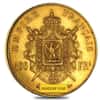 100 Francs French Gold Napoleon III AU AGW .9334 (1855-1859, Random Year)