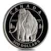 2007 1 oz Platinum Canadian Woolly Mammoth $300 Proof Coin (w/Box & COA)